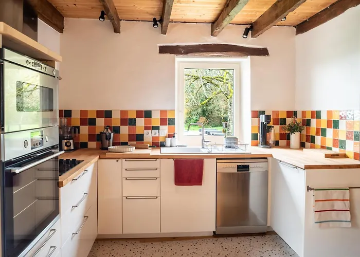 Mas D'oliu Havre De Paix Avec Piscine Et Vue Pres De Сasa de vacaciones