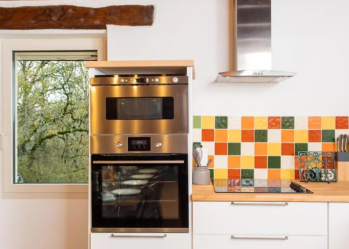 Mas D'oliu Havre De Paix Avec Piscine Et Vue Pres De Сasa de vacaciones Martel